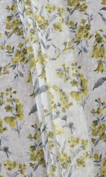 'Brazen Gold' Fabric by the Yard (Yellow/ Gray) - Image 3