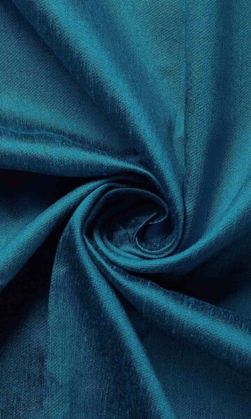 'Sassy Blue' Faux Silk Made-to-Measure Curtain Panels (Blue)