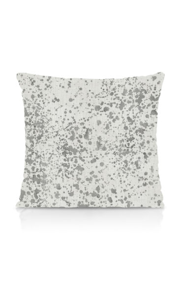 'Oh Crumbs' Abstract Print Window Drapery (Eggshell White/ Grey) - Image 3