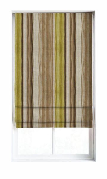 'Gladio' Fabric by the Yard (Yellow/ Brown/ Green)