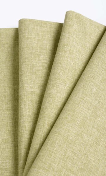 'Eternal Green' Poly-Cotton Made-to-Measure Curtains (Pale Olive) - Image 2