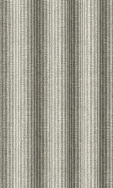 'Pale Shadow' Pinstripe Made-to-Measure Curtains (Beige/ White)