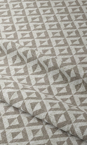 'Louvre' Fabric Swatch (Grey/ White) - Image 2